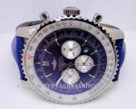 Breitling Navitimer Blue Dial / Blue Leather Men Watch-Best Breitling Watches Replica
